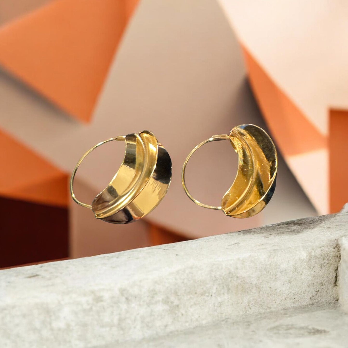 Pendientes estilo fulani