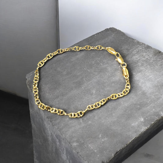 Pulsera de cadena eslabón tipo marinero