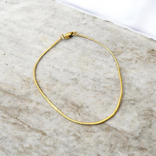 Pulsera delgado estilo serpiente