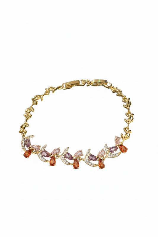 Pulsera de tulipán multicolor