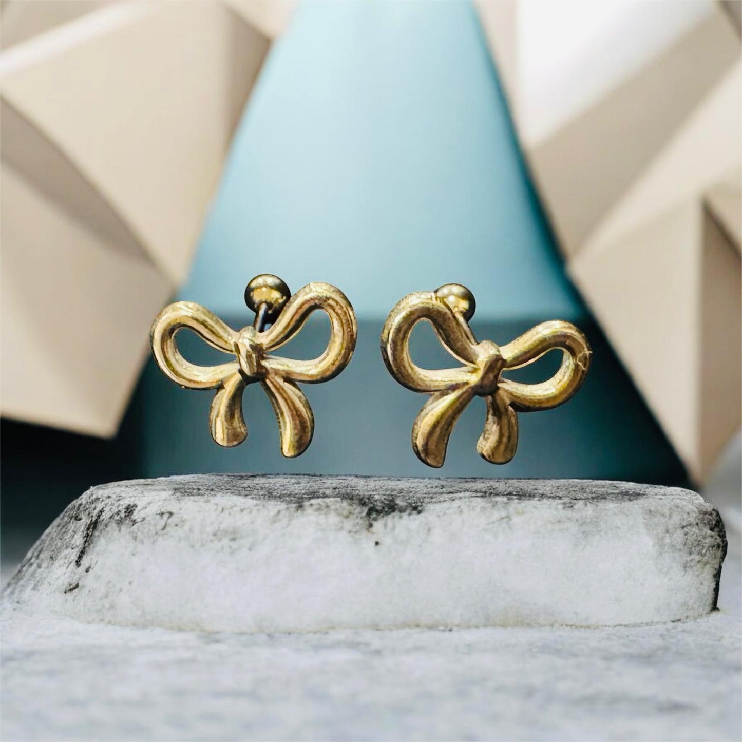 Pendientes coquetee lazo